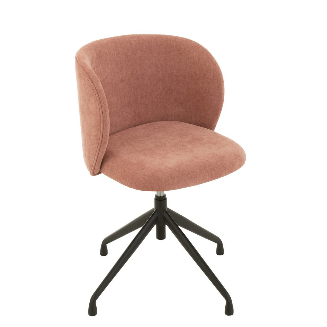 J-Line Chair Turn Up Down Textile Light Pink