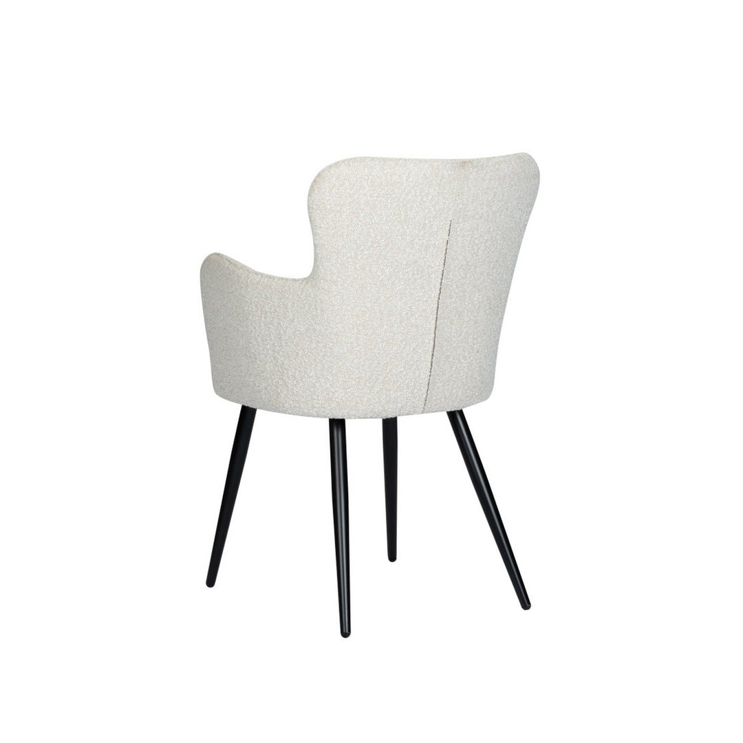 Wing Chair Pearl White Set of 2