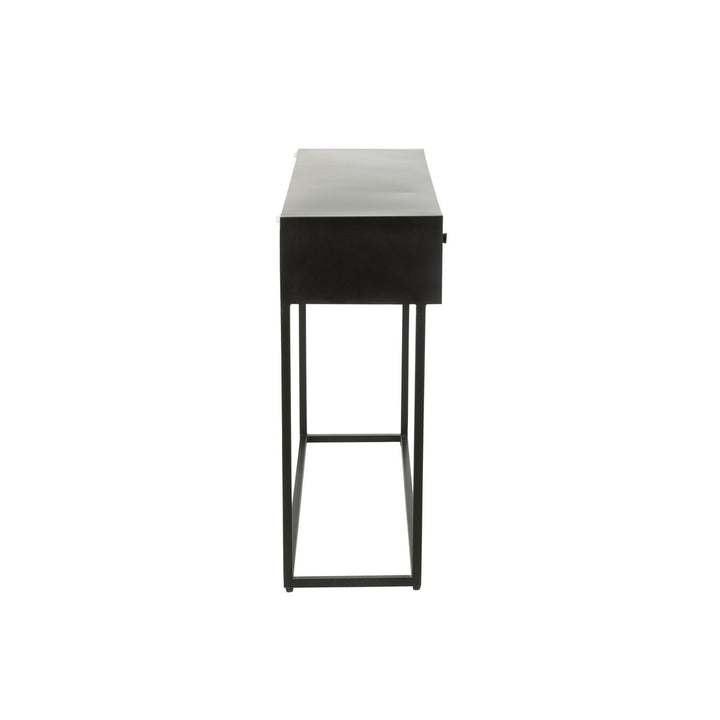 J-Line Console Shanil Hout Zwart