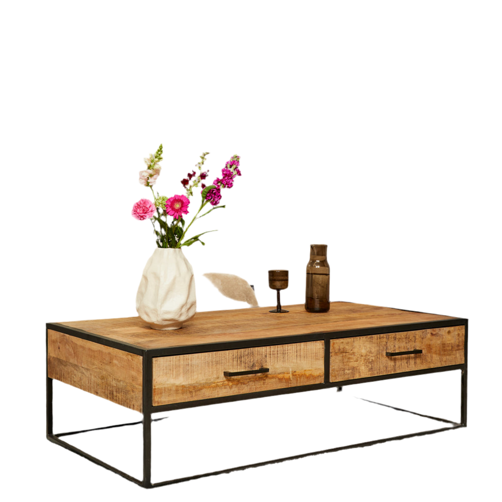 Salontafel Denver | Mangohout | 130x70 cm