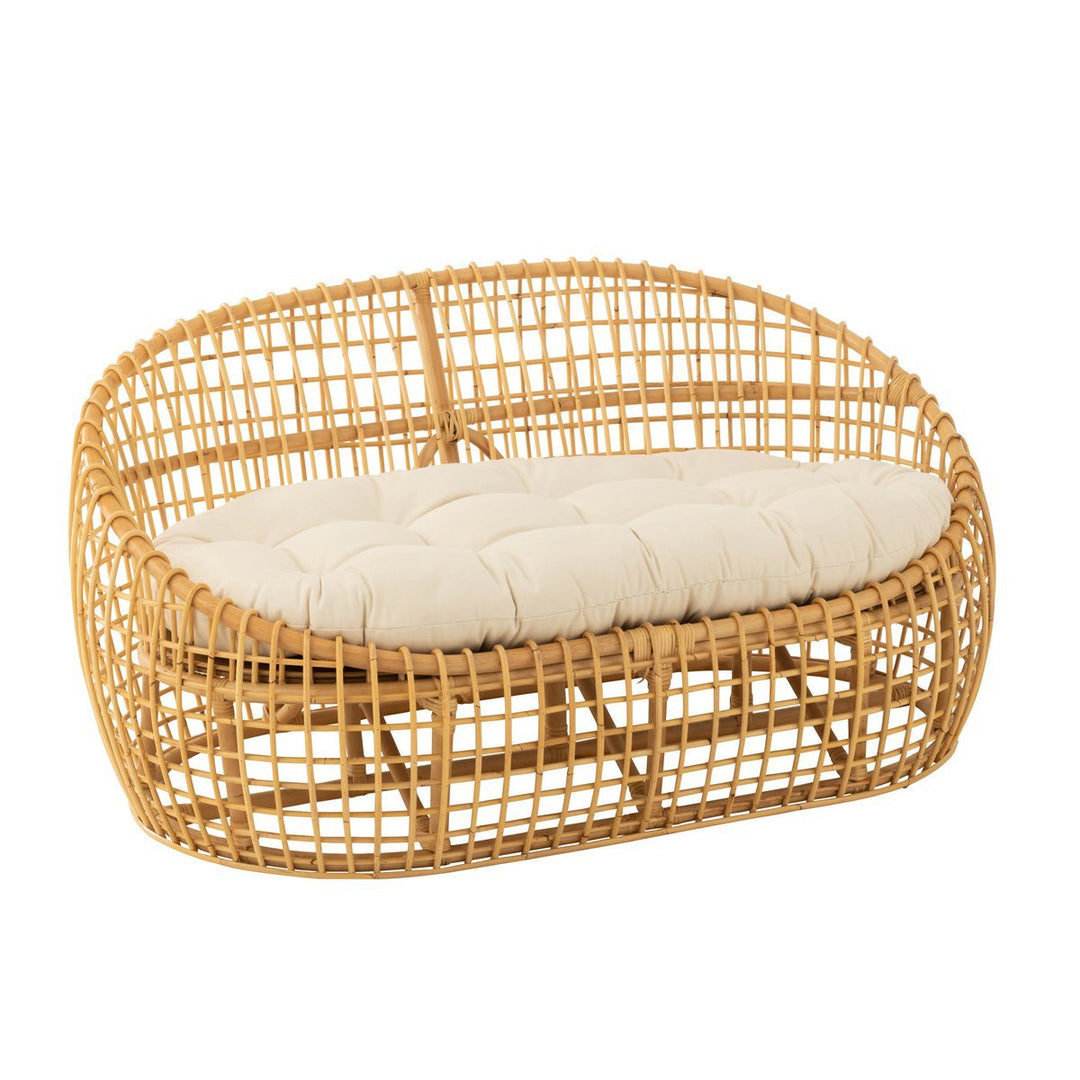 J-Line Sofa Lise+ Cushion Rattan Natural