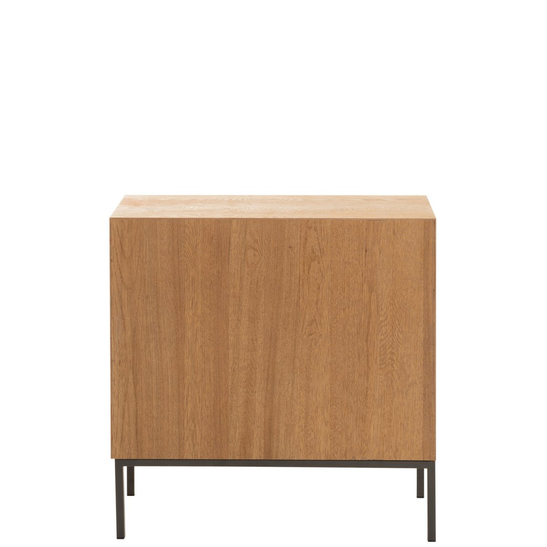 J-Line Kast 2 Deuren Hout Naturel