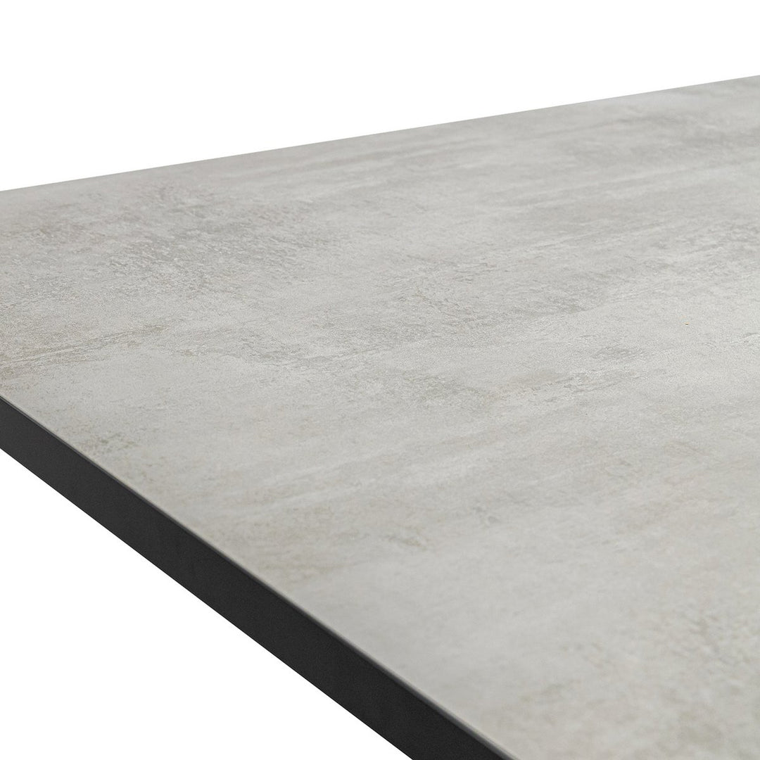 Stalux Eettafel Gijs Zwart/Beton