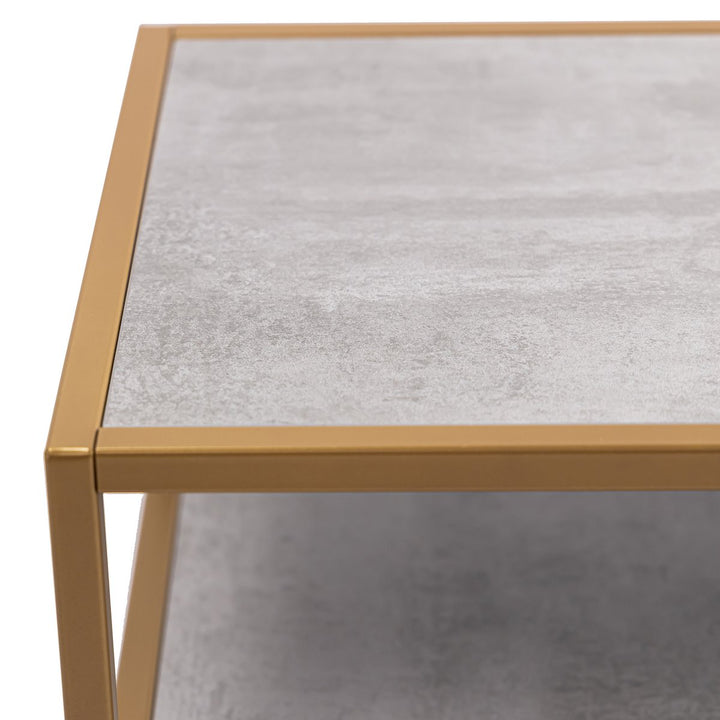 Tv-meubel Luuk 150 cm Goud Beton