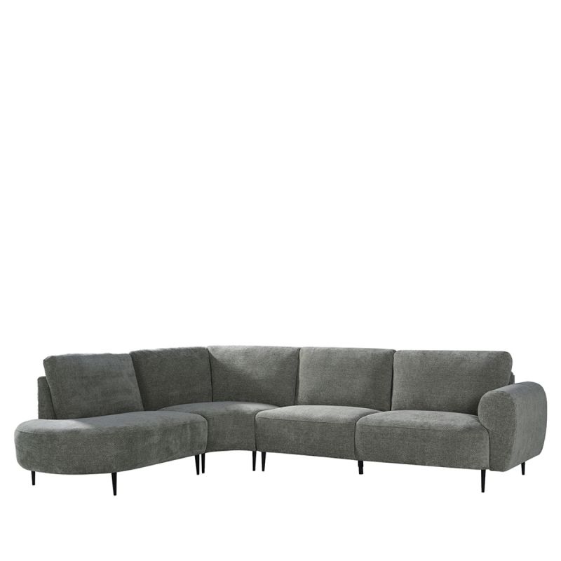 LABEL51 Ecksofa Milano Left Stone