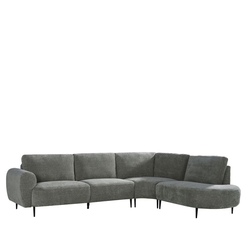 LABEL51 Ecksofa Milano Right Stone