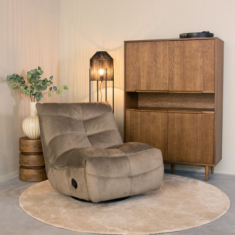 LABEL51 Relaxfauteuil Take It Easy Taupe