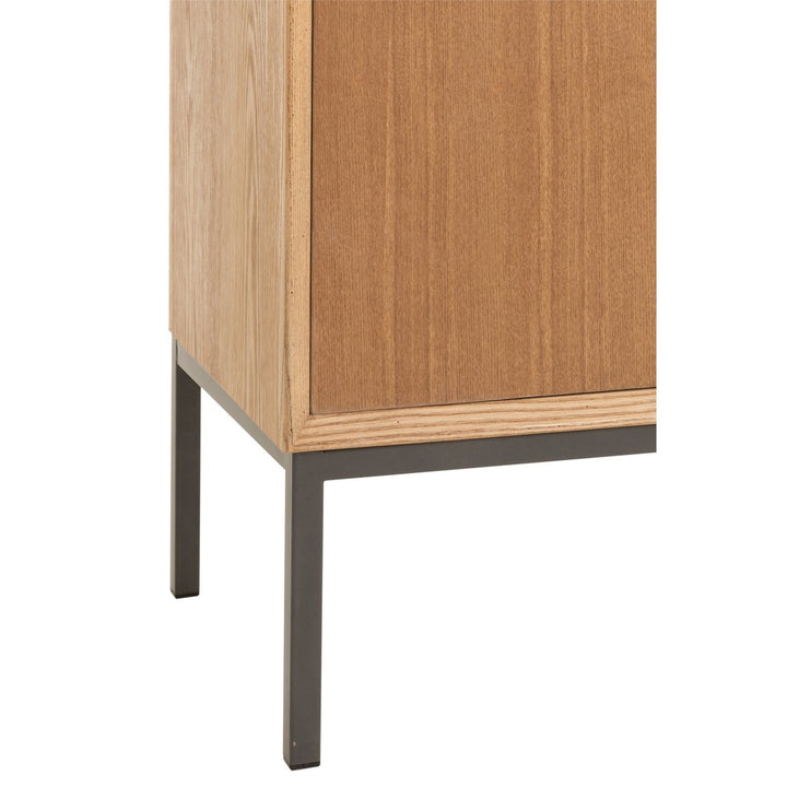 J-Line Kast 2 Deuren Hout Naturel