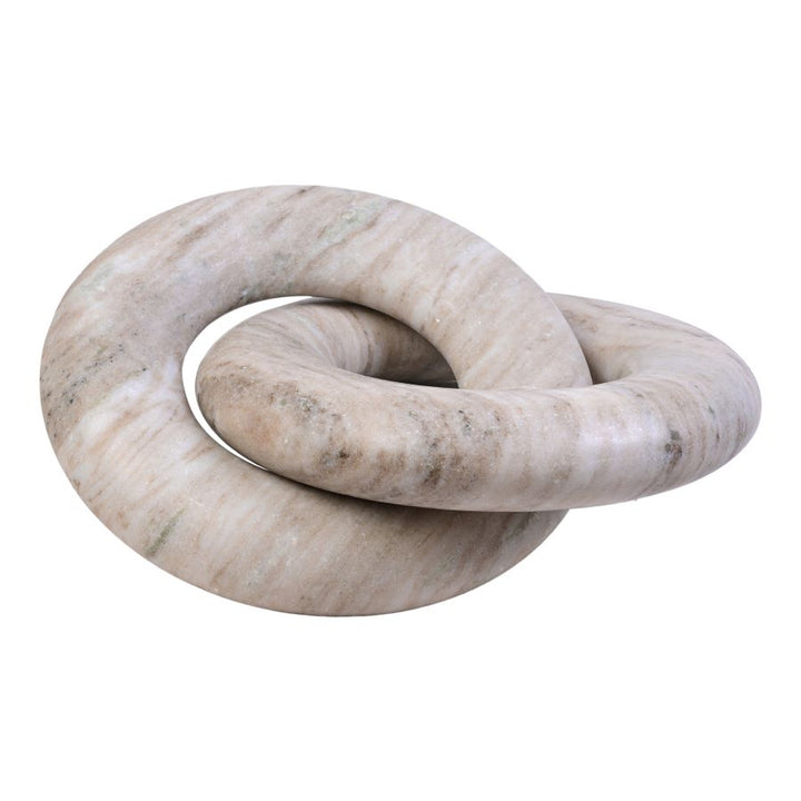 The Marble Ring Beige Large