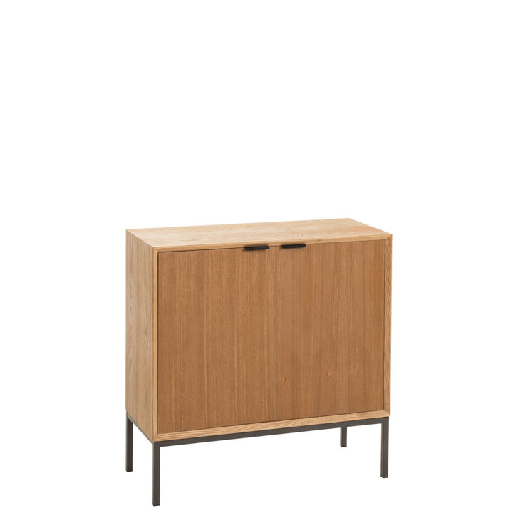 J-Line Kast 2 Deuren Hout Naturel