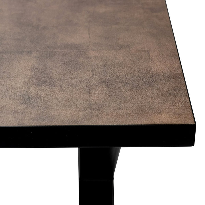 Stalux Eettafel Roos Zwart/Bruin