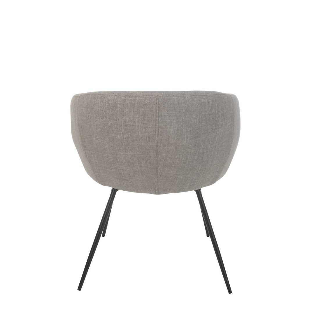 J-Line Chair Wales Steel Foam Grey