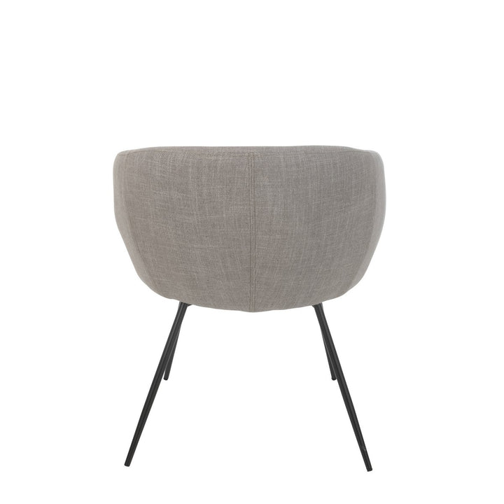 J-Line Chair Wales Steel Foam Grey