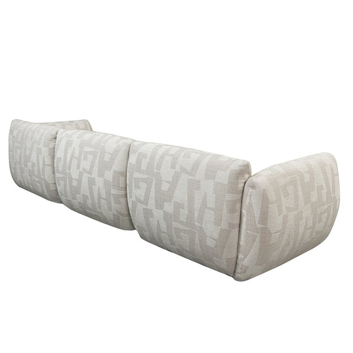 Sofa Amsterdam 4 Seater White Glyphs