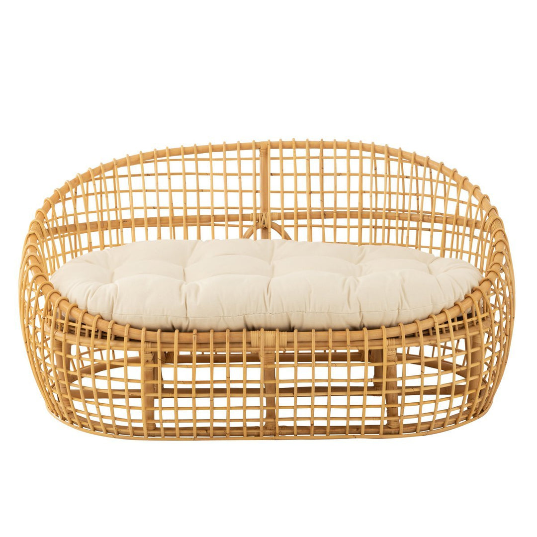 J-Line Sofa Lise+ Cushion Rattan Natural