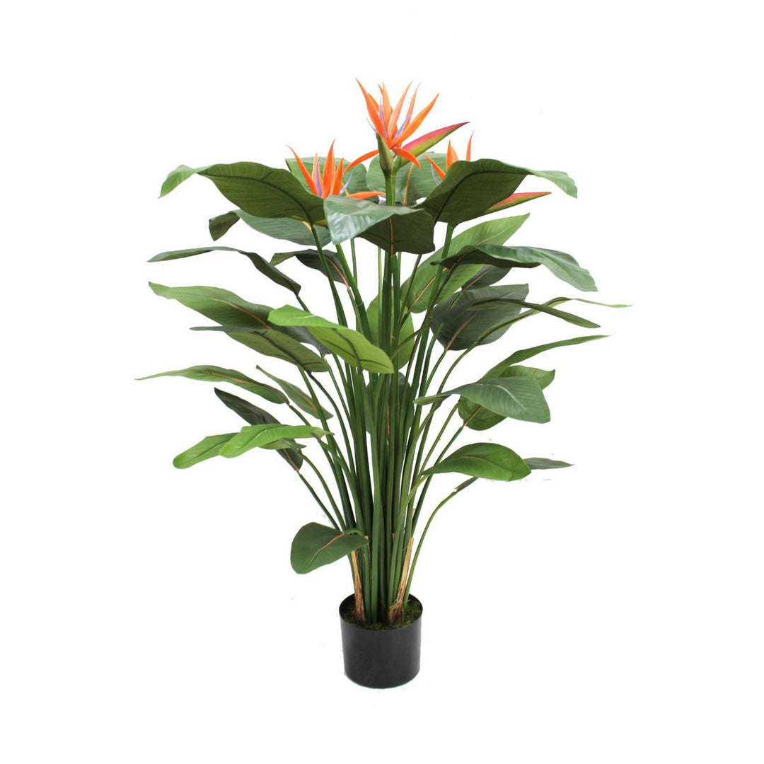 Strelitzia Kunstplant 120 cm met bloem