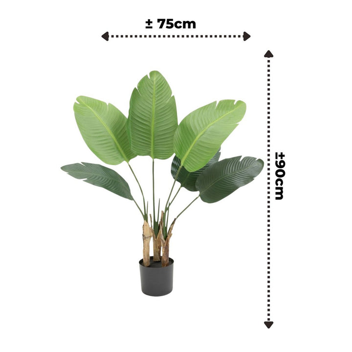 Strelitzia Kunstplant 90 cm