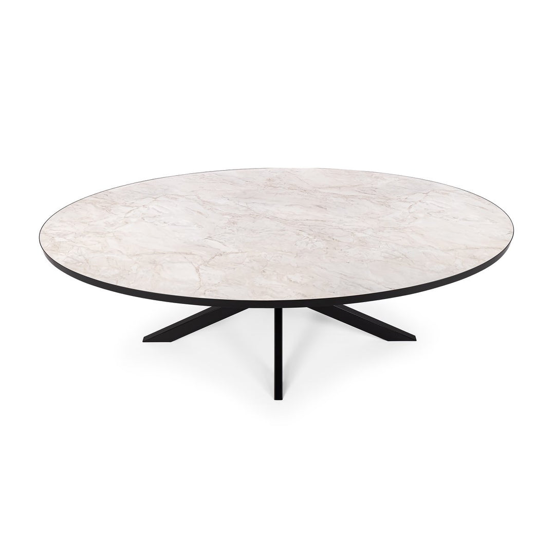 Stalux Dining table Mees Black/Marble