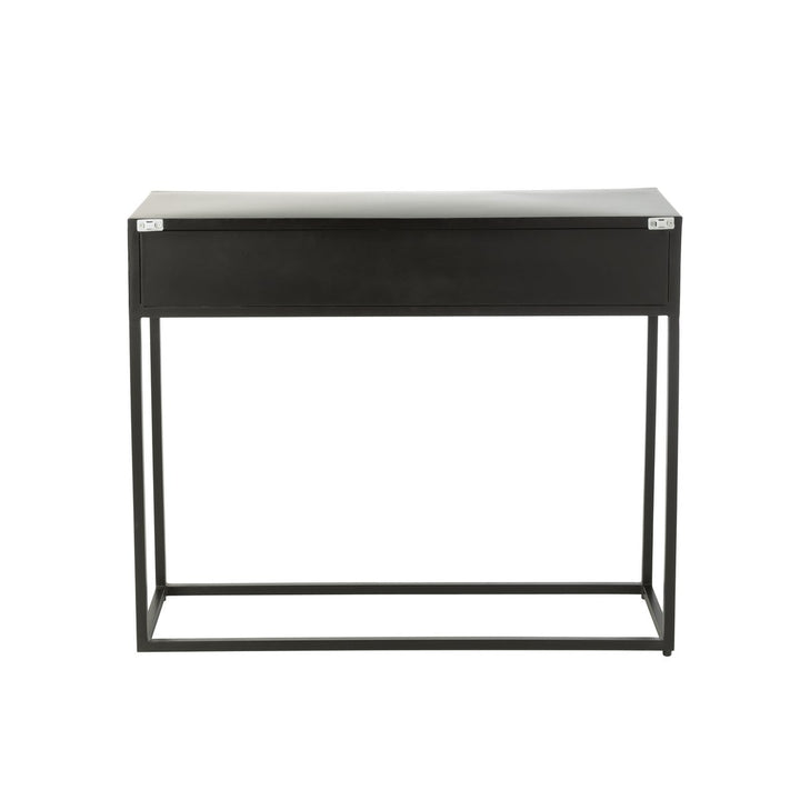 J-Line Console Shanil Hout Zwart