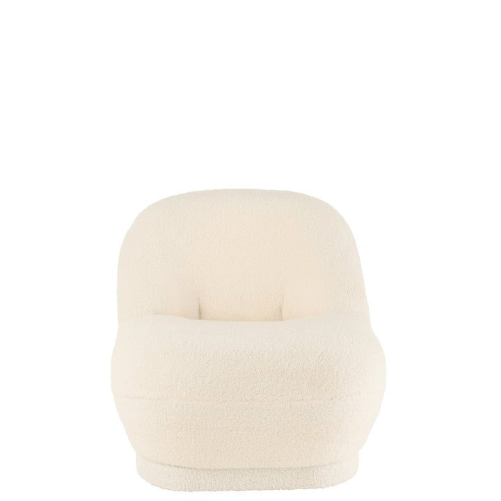 J-Line Zetel Teddy Bouclé Wit