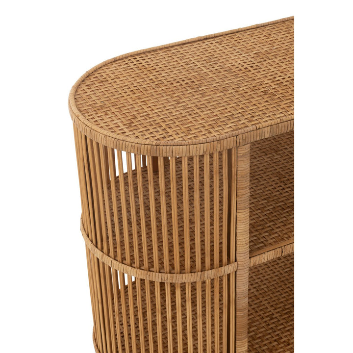 J-Line Konsolentisch Exo Bambus Rattan Natur