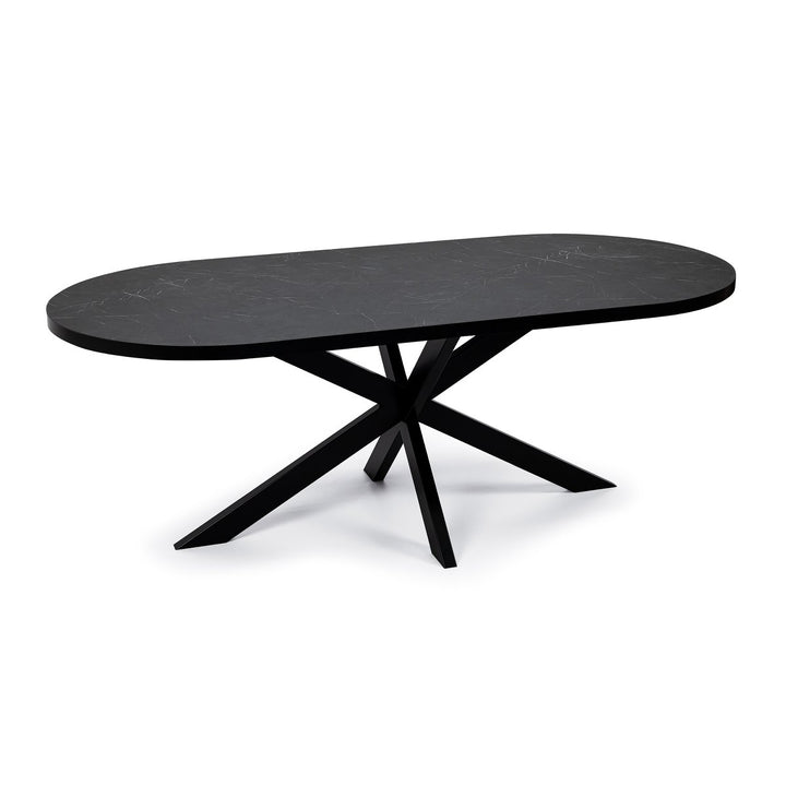 Eettafel Noud 240x100 Zwart Marmer