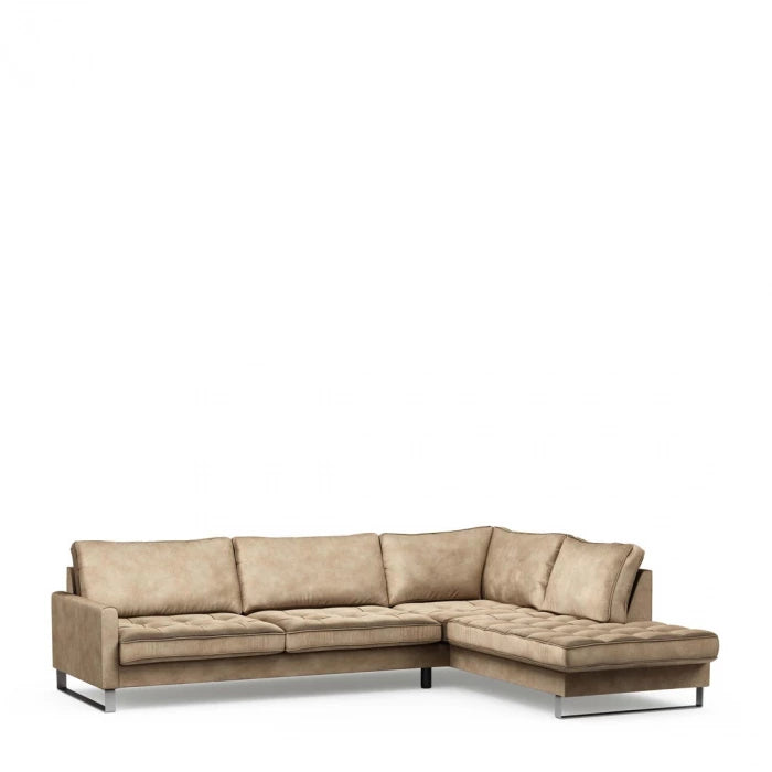 Chaise Longue Bank Rechts West Houston Golden Beige