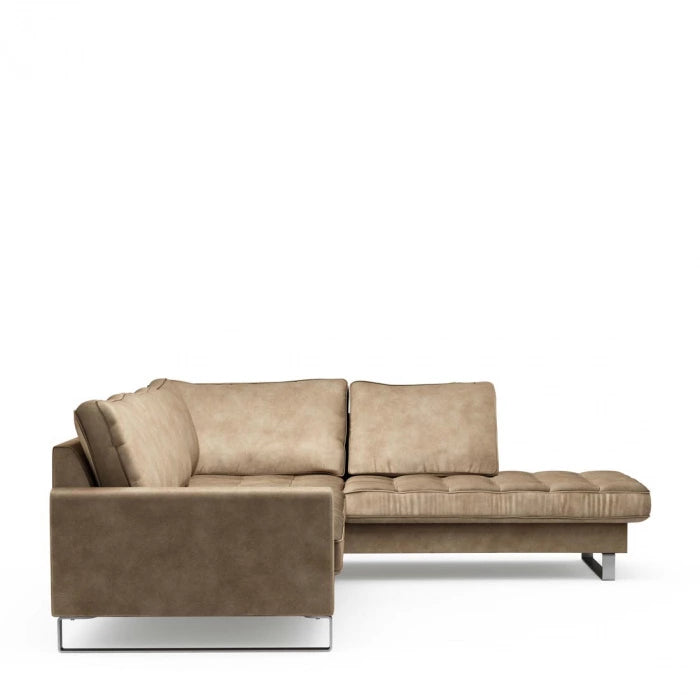 Chaise Longue Bank Rechts West Houston Golden Beige