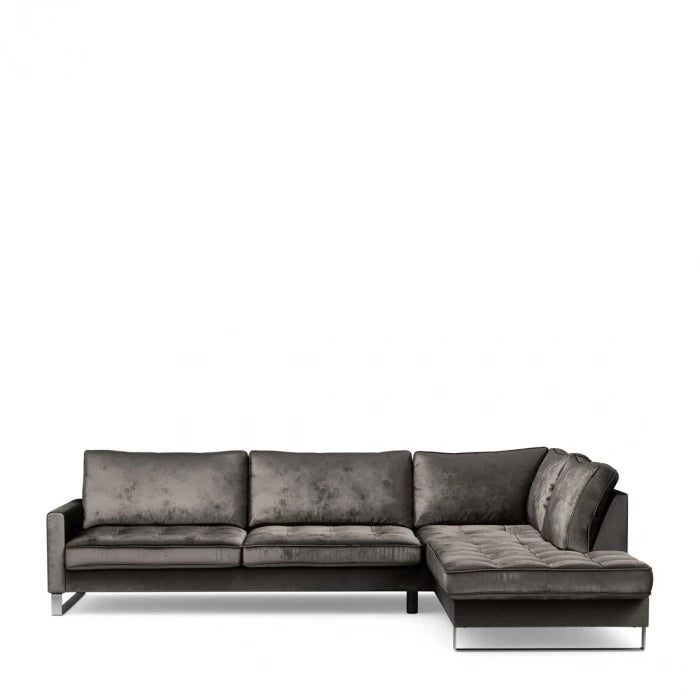 Chaise Longue Bank Rechts West Houston Grimaldi Grey