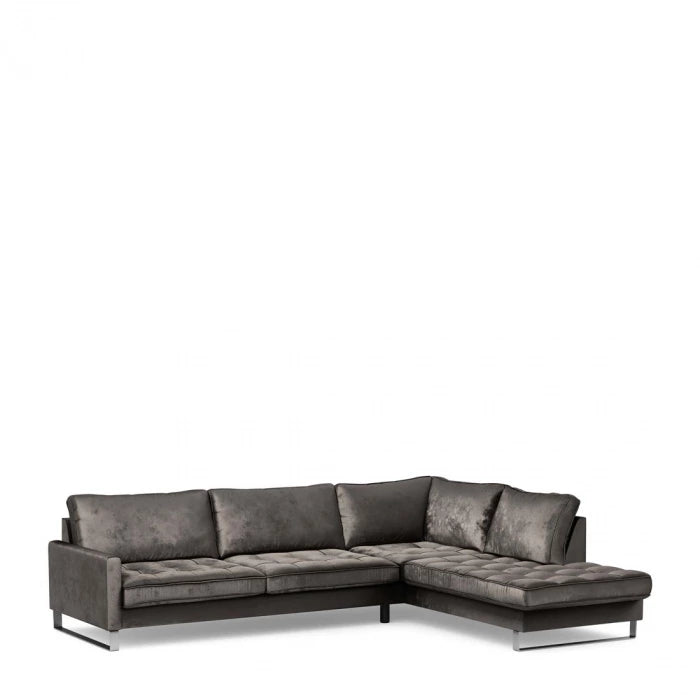 Chaise Longue Bank Rechts West Houston Grimaldi Grey