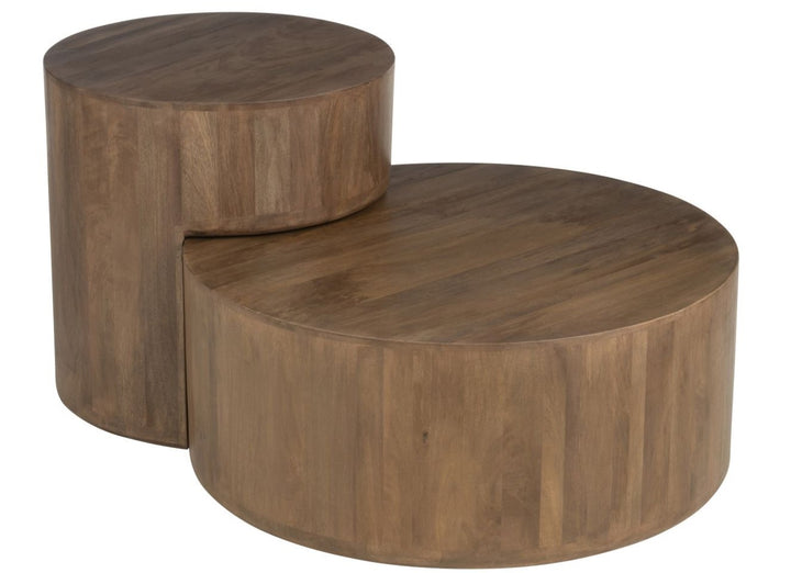 J-Line Tafel Set 2 Toge Mango Hout Bruin