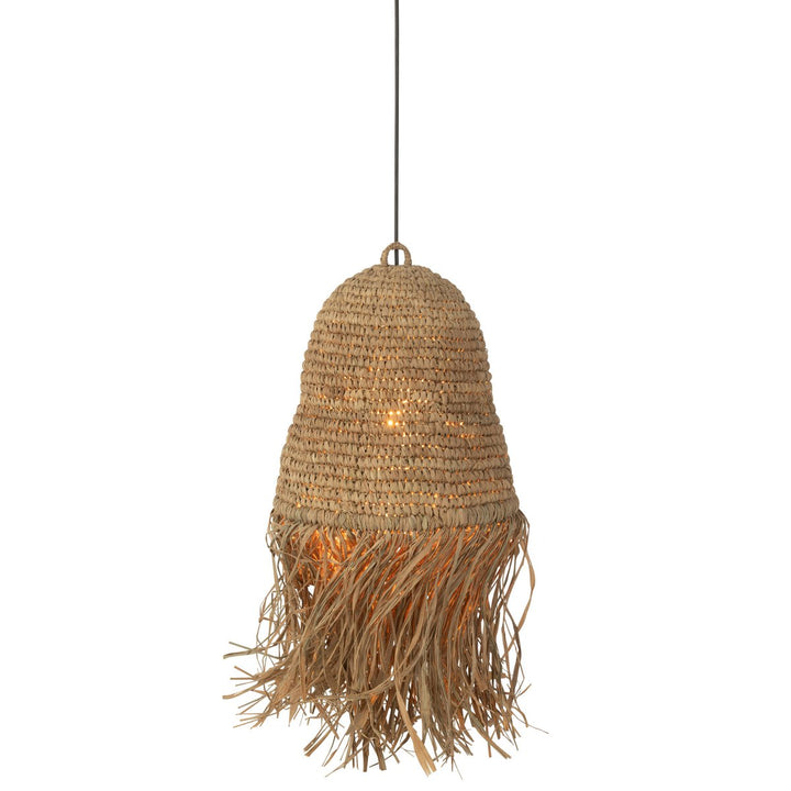 J-Line Lampenkap Franjes Sisal Naturel