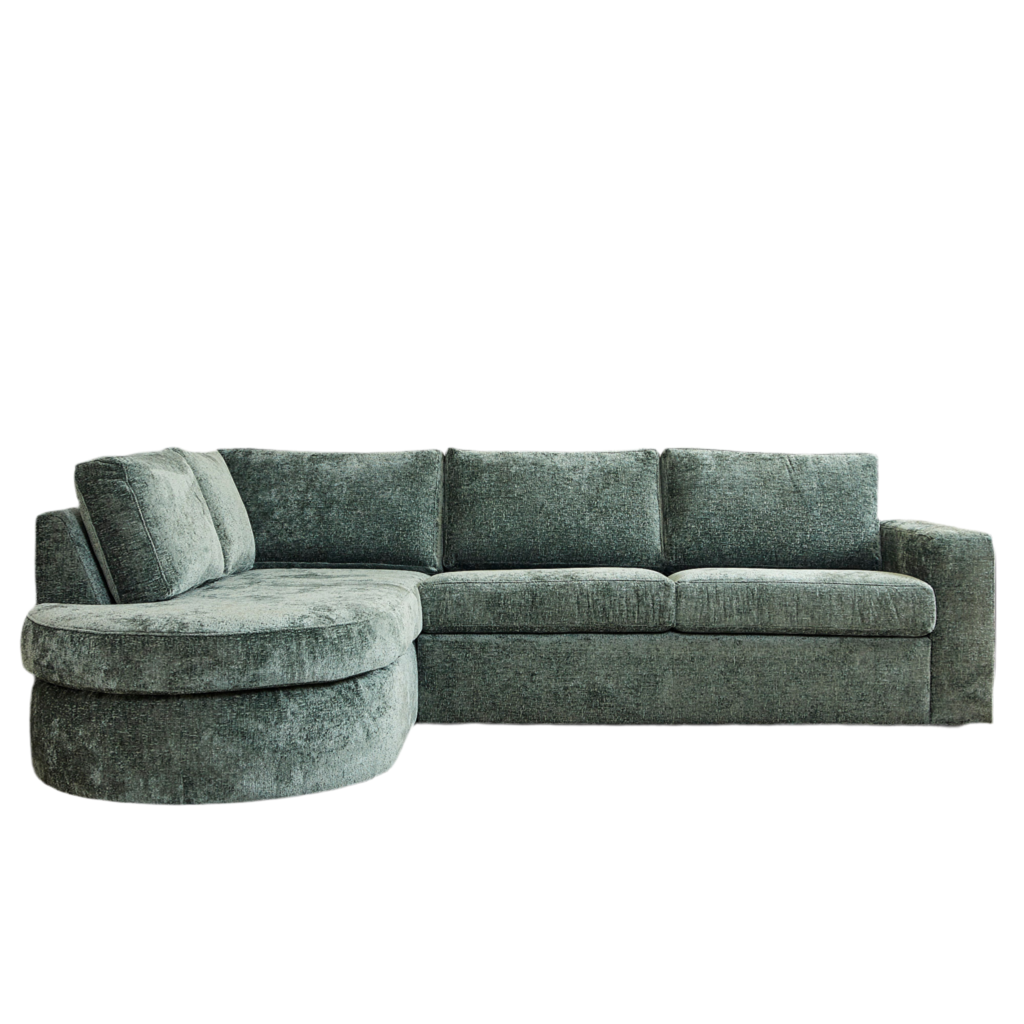 MySofa Alma | Green | Divan Links + 2,5 zits | 5 jaar garantie