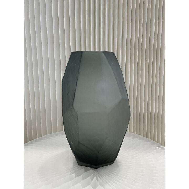 Vase Stone Smoke Groß