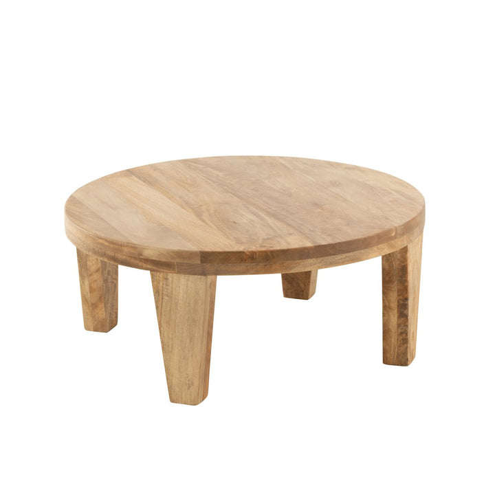 J-Line Round Coffee Table Mango Wood Natural