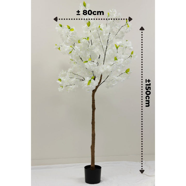 Artificial Cherry Blossom 150 cm White