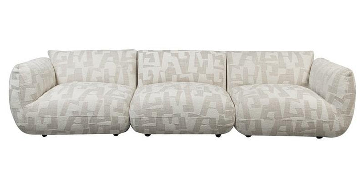 Sofa Amsterdam 4 Seater White Glyphs