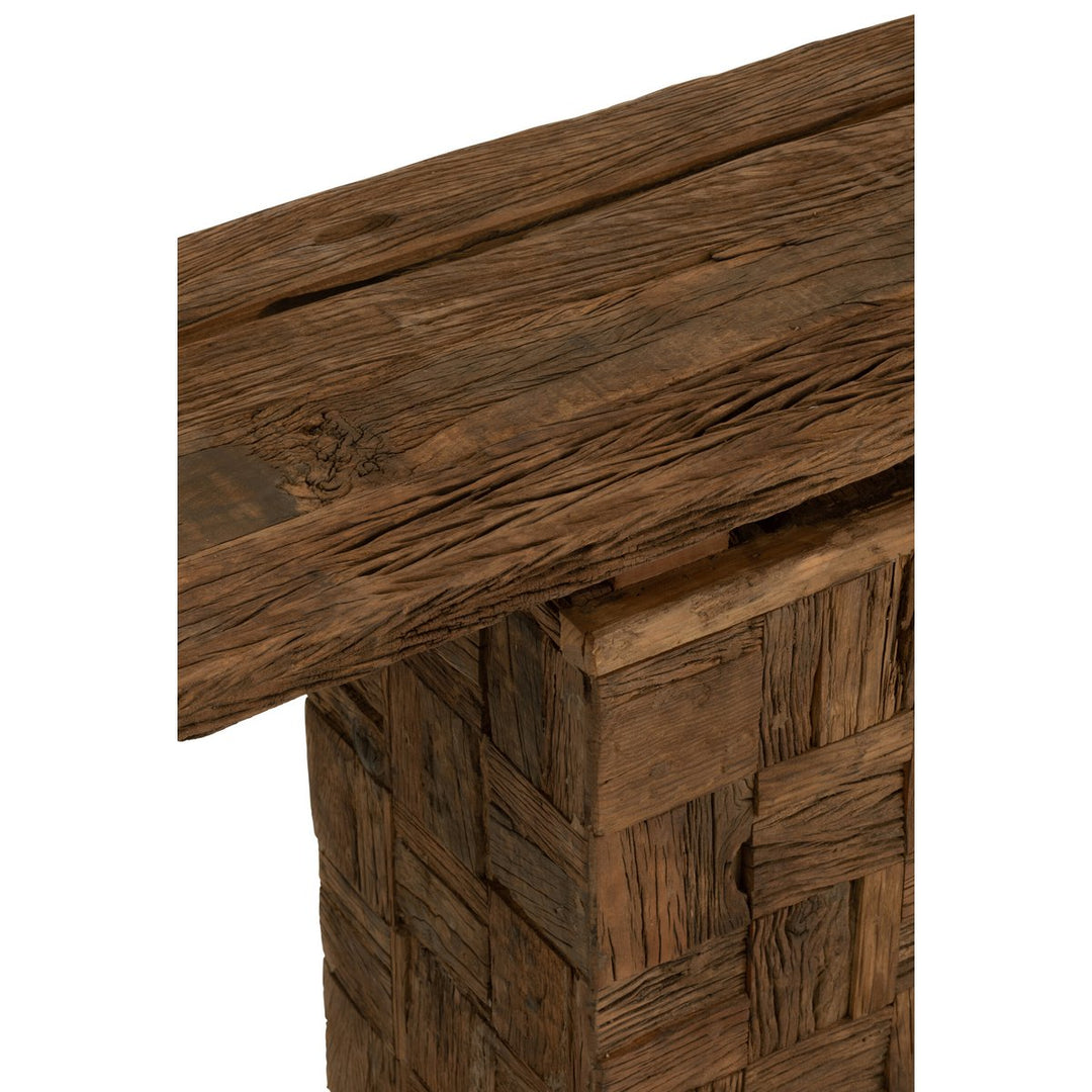 J-Line Console Woody Hout Naturel