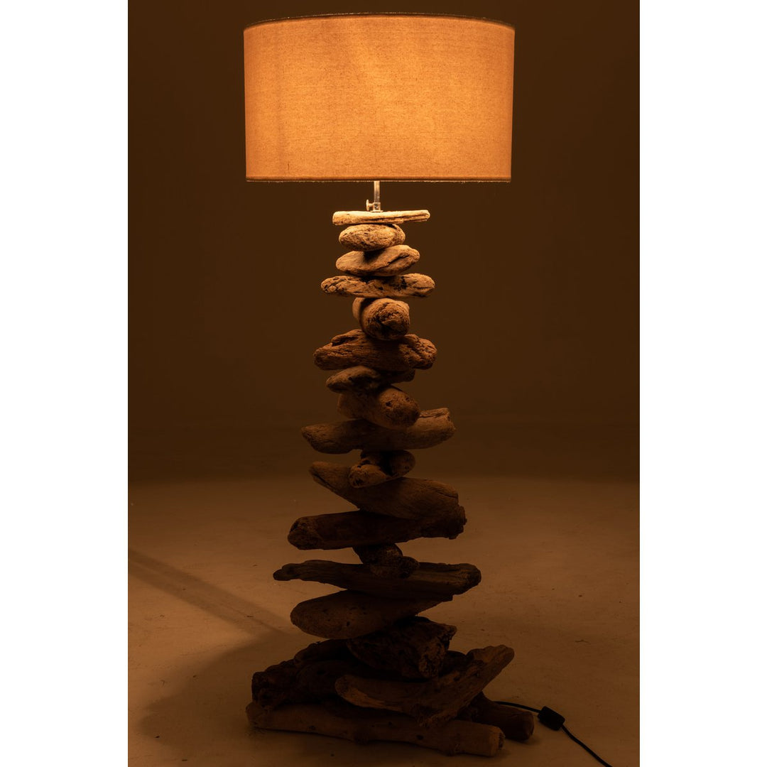 J-Line Lamp Driftwood Natural/Beige Medium