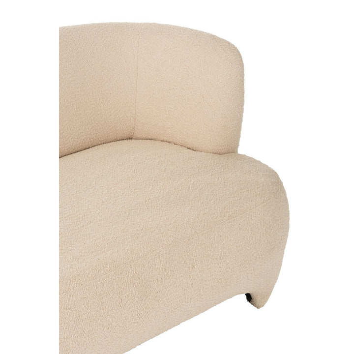 J-Line Sofa 3-Zits Gebreid Textiel Hout