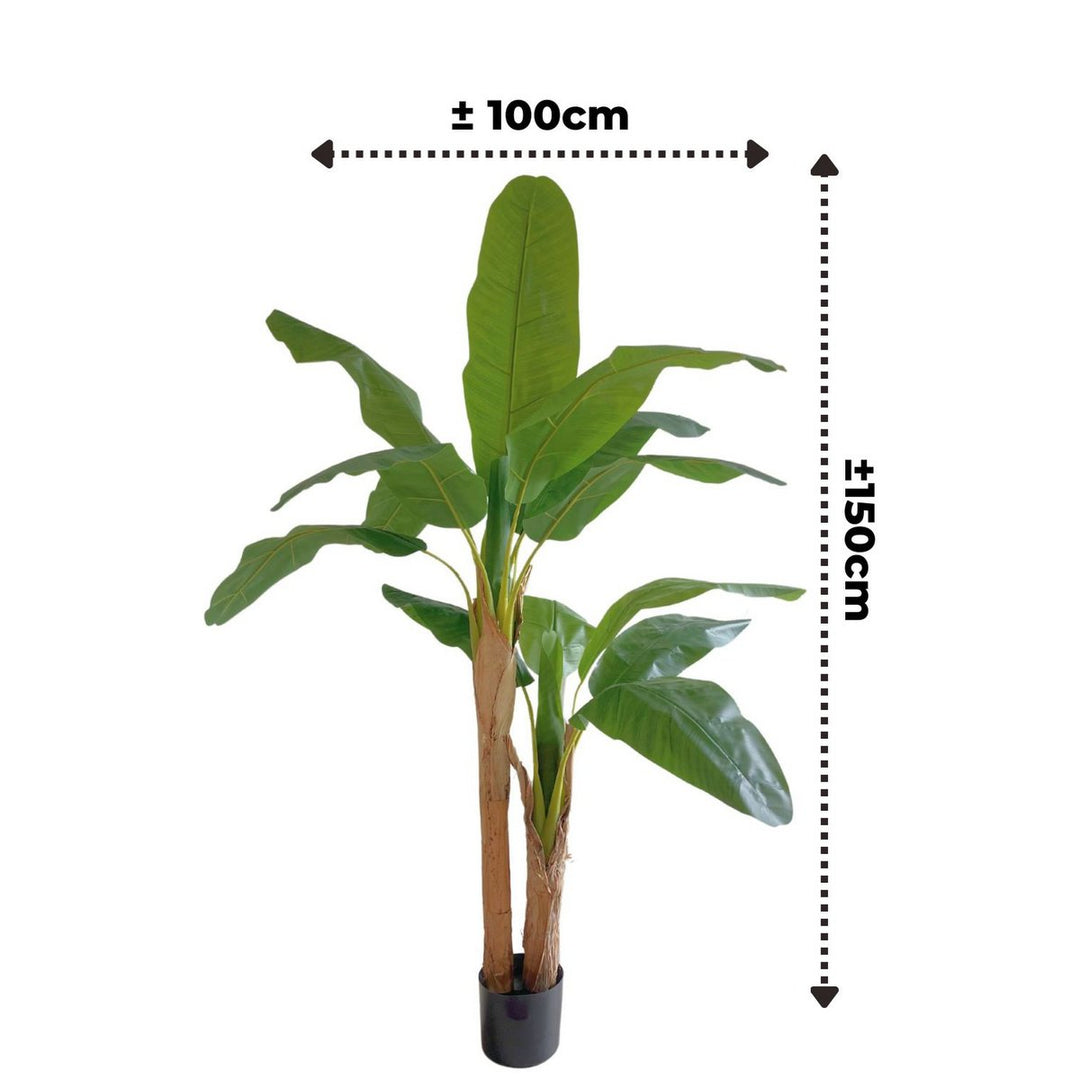 Kunst Bananenplant 150 cm