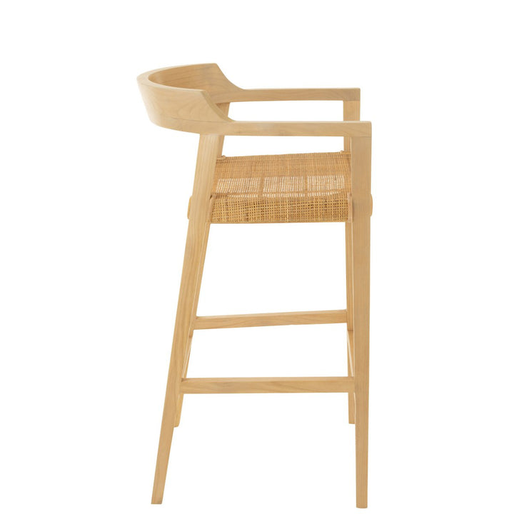 J-Line Bar chair Emma Teak Natural