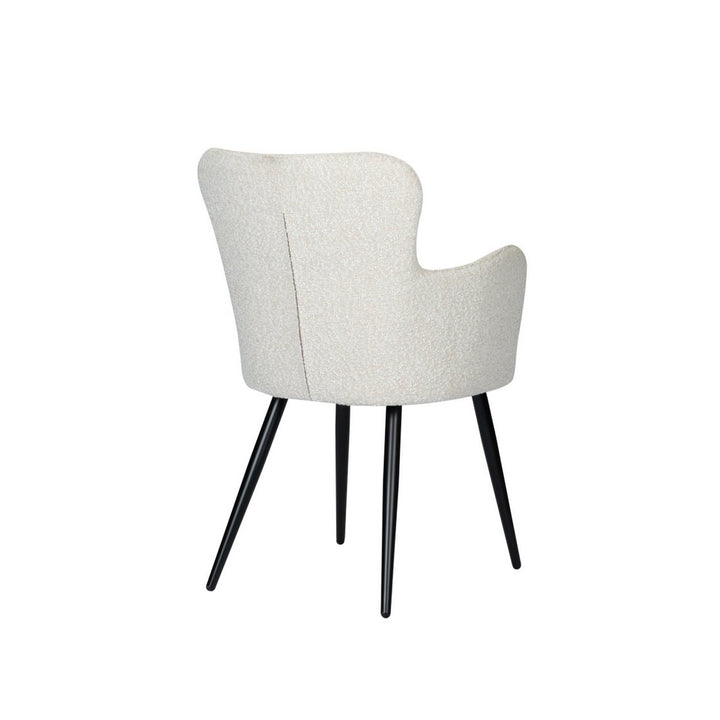 Wing Chair Pearl White Set of 2