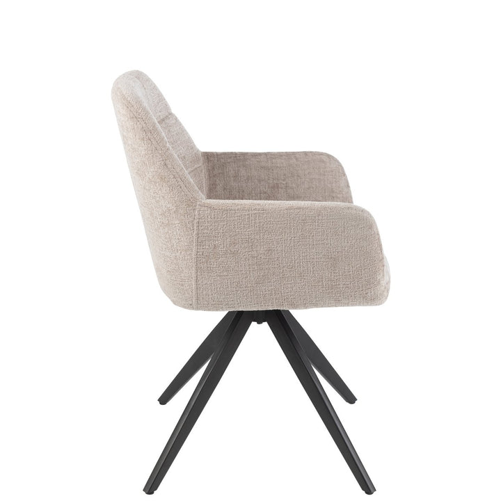 J-Line Chair Louna Dark Grey