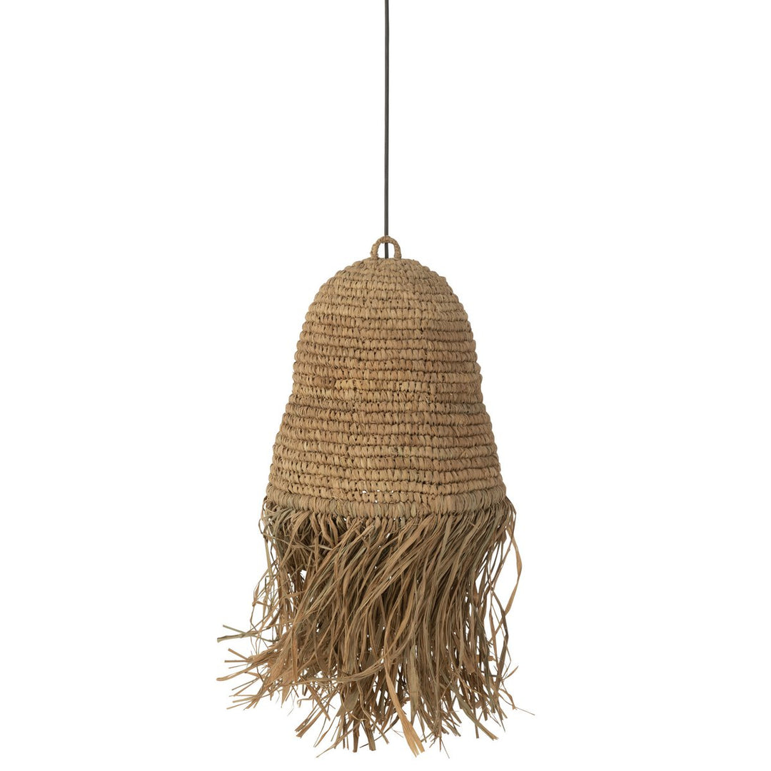 J-Line Lampenkap Franjes Sisal Naturel