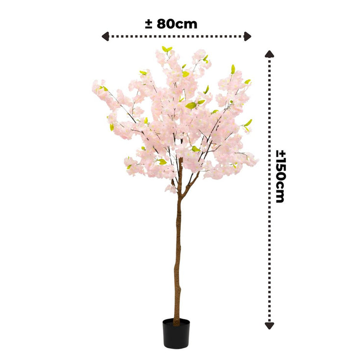 Künstliche Kirschblüte 150 cm rosa