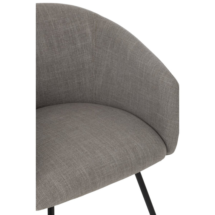 J-Line Chair Wales Steel Foam Grey