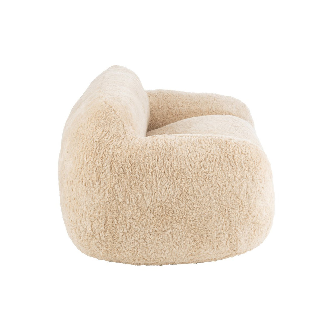 J-Line Sofa Sheep Polyester Creme Groß