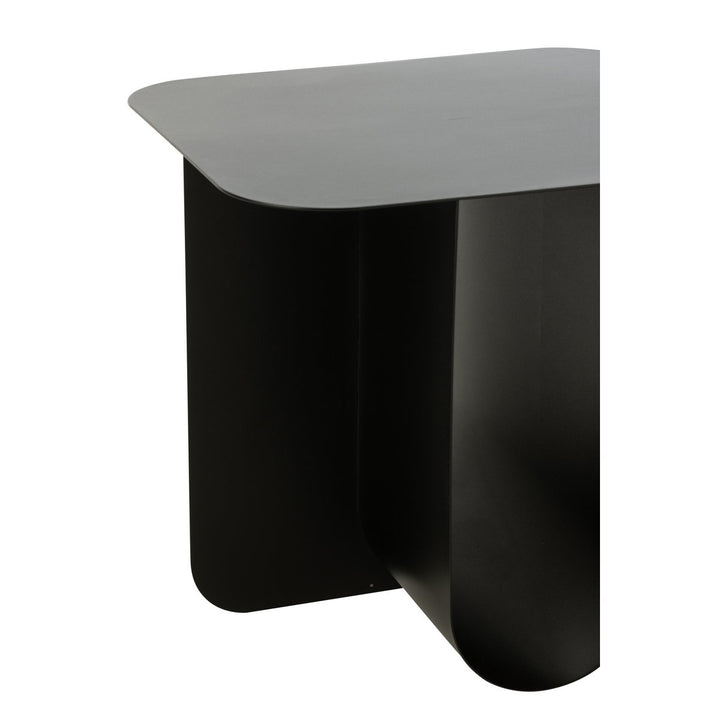 J-Line Side Table Square Metal Black