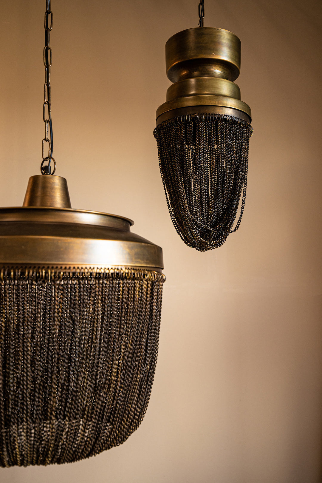 PTMD Zelivo Hanglamp Goud Chains Rond L